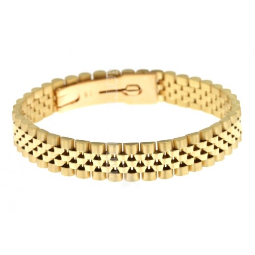 BRACCIALE DA UOMO IN GIALLO 18 KT MODELLO JUBILEE