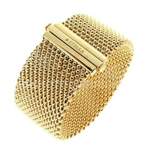 BRACCIALE DA DONNA IN GIALLO 18 KT MODELLO TAPPETO