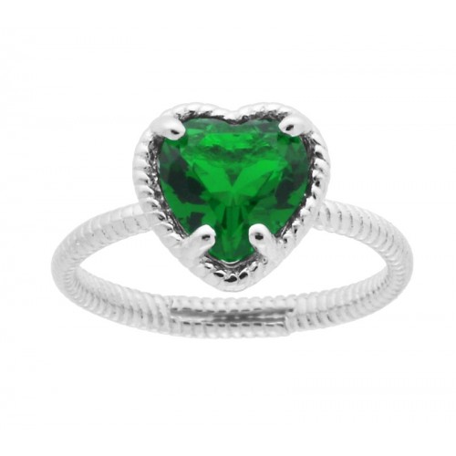 Orecchini A Pressione Donna Laimons Cuore Ossidato Con Zirconi - Argento 925