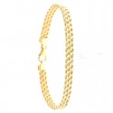 BRACCIALE FUNE DA DONNA IN ORO GIALLO 18 KT