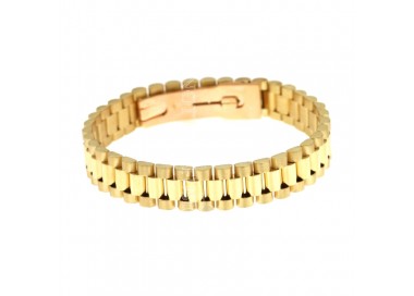 BRACCIALE DA UOMO IN GIALLO 18 KT MODELLO JUBILEE