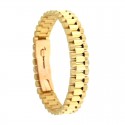 BRACCIALE DA UOMO IN GIALLO 18 KT MODELLO JUBILEE