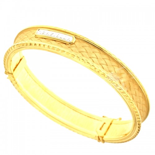 BRACCIALE RIGIDO DA DONNA IN ORO GIALLO 18 KT