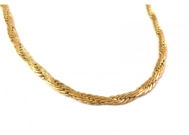 COLLANA UNISEX IN ORO GIALLO 18 KT