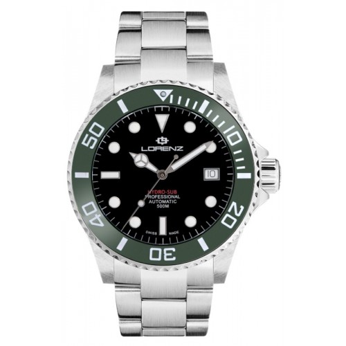 OROLOGIO LORENZ UOMO HYDRO-SUB SWISS MADE 090000CC 500 METRI