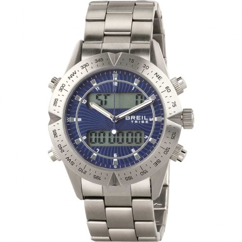 OROLOGIO CRONOGRAFO BREIL UOMO ANALOGICO DIGITALE EW0394 IN ACCIAIO