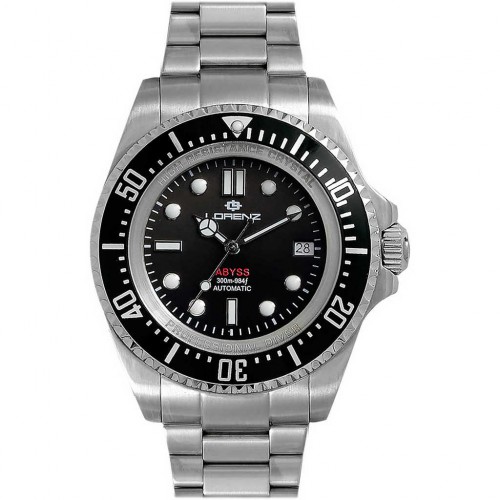 OROLOGIO LORENZ ABYSS AUTOMATICO 030036BB 300 METRI NERO