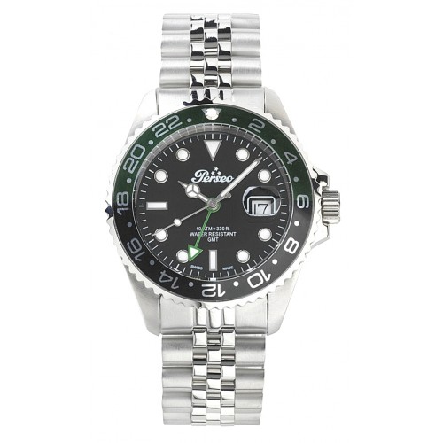 OROLOGIO PERSEO GMT VERDE E NERO 6790.04