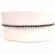 BRACCIALE TENNIS IN ORO BIANCO 18KT CON ZIRCONI NERI