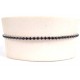 BRACCIALE TENNIS IN ORO BIANCO 18KT CON ZIRCONI NERI