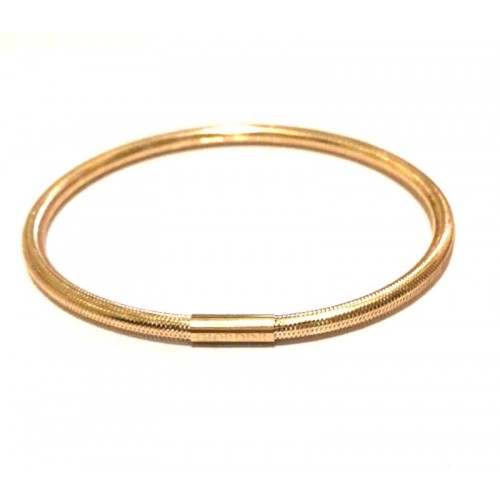 BRACCIALE DA DONNA IN ORO GIALLO 18 KT ELASTICIZZATO
