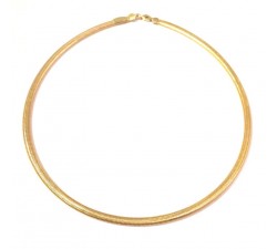 COLLANA DA DONNA IN ORO GIALLO 18 KT ELASTICIZZATA CON CHIUSURA