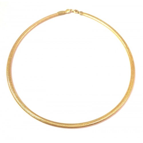 COLLANA DA DONNA IN ORO GIALLO 18 KT ELASTICIZZATA CON CHIUSURA