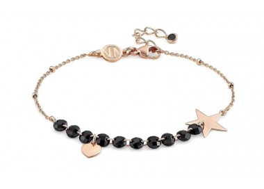 BRACCIALE NOMINATION MELODIE IN ARGENTO ROSE' 925 CUORE 147700022