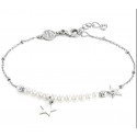 BRACCIALE NOMINATION MELODIE IN ARGENTO 925 CON PERLE E STELLA 147710032