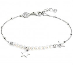 BRACCIALE NOMINATION MELODIE IN ARGENTO 925 CON PERLE E STELLA 147710032