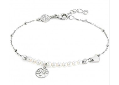 BRACCIALE NOMINATION IN ARGENTO 925 CON PERLE E ALBERO DELLA VITA 147710062