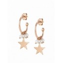 ORECCHINI CERCHI NOMINATION IN ARGENTO 925 ROSE'CON STELLE 147713033