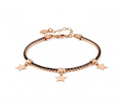 BRACCIALE TENNIS NOMINATION IN ARGENTO 925 ROSE'CON STELLE 148600033