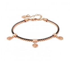 BRACCIALE TENNIS NOMINATION IN ARGENTO 925 ROSE'ALBERO DELLA VITA 148600042