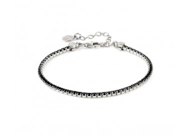 BRACCIALE TENNIS UNISEX NOMINATION IN ARGENTO 925 RODIATO'