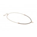 COLLANA TENNIS NOMINATION DA DONNA IN ARGENTO 925 ZIRCONI NERI TAGLIO BRILLANTE