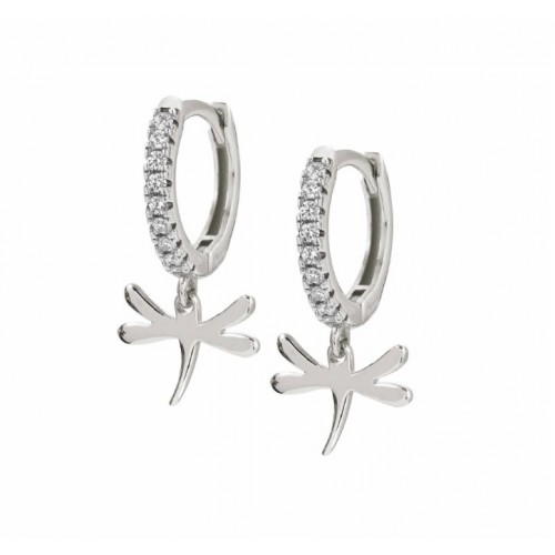 ORECCHINI CERCHI NOMINATION IN ARGENTO 925 CON CHARM 148604046