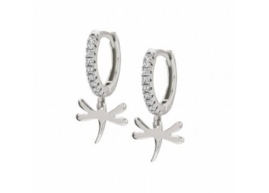 ORECCHINI CERCHI NOMINATION IN ARGENTO 925 CON CHARM 148604046