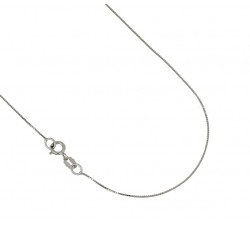 COLLANA VENEZIANA UNSEX IN ORO BIANCO 18 KT