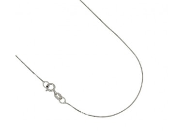 COLLANA VENEZIANA UNISEX IN ORO BIANCO 18 KT