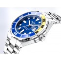 OROLOGIO PAUL PICOT UOMO YACHTMAN 1251ZLG BLU E GIALLO