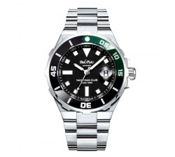 OROLOGIO PAUL PICOT UOMO YACHTMAN P1251NV NERO E VERDE