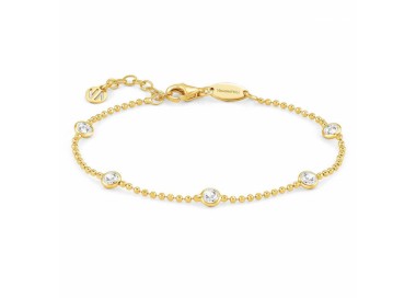 BRACCIALE DA DONNA NOMINATION IN ARGENTO 925 DORATO CON ZIRCONI 146641037