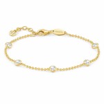 BRACCIALE DA DONNA NOMINATION IN ARGENTO 925 DORATO CON ZIRCONI 146641037