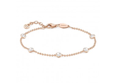 BRACCIALE DA DONNA NOMINATION IN ARGENTO 925 ROSATO CON ZIRCONI 146641039