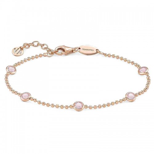 BRACCIALE DA DONNA NOMINATION IN ARGENTO 925 ROSATO CON ZIRCONI 146641040