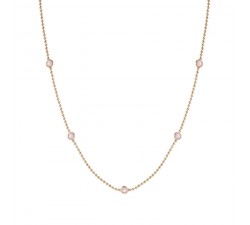 COLLANA DONNA NOMINATION IN ARGENTO 925 ROSATO CON ZIRCONI 146642040