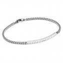 BRACCIALE UOMO NOMINATION IN ACCIAIO CON DIAMANTE 024820/003