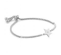 BRACCIALE DONNA NOMINATION STELLA IN ACCIAIO CON ZIRCONI 028003/023