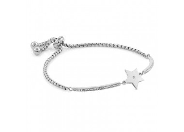 BRACCIALE DONNA NOMINATION STELLA IN ACCIAIO CON ZIRCONI 028003/023