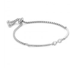 BRACCIALE DONNA NOMINATION INFINITO IN ACCIAIO CON ZIRCONI 028003/024