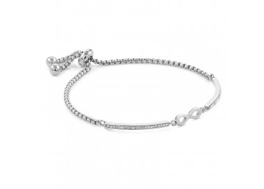 BRACCIALE DONNA NOMINATION INFINITO IN ACCIAIO CON ZIRCONI 028003/024