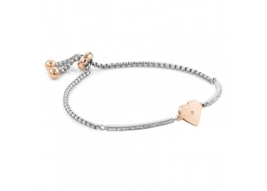 BRACCIALE DONNA NOMINATION CUORE CON ZIRCONI 028004/022