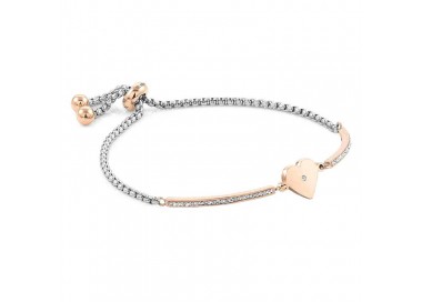 BRACCIALE DONNA NOMINATION CUORE CON ZIRCONI 028005/022