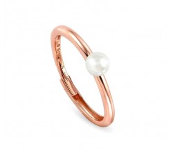 ANELLO SOLITARIO DA DONNA NOMINATION IN ARGENTO 925 ROSATO CON PERLA 149002/011