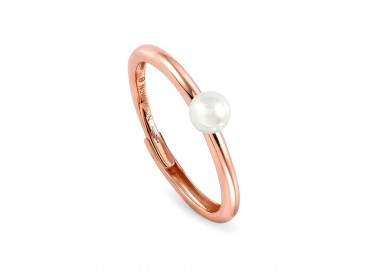 ANELLO SOLITARIO DA DONNA NOMINATION IN ARGENTO 925 ROSATO CON PERLA 149002/011