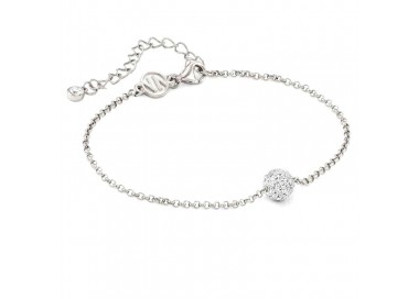 BRACCIALE DONNA NOMINATIONIN ARGENTO 925 E SFERA CON PAVE' DI ZIRCONI 149003/010