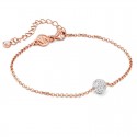 BRACCIALE DONNA NOMINATIONIN ARGENTO 925 ROSATO CON SFERA E ZIRCONI 149003/011