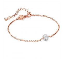 BRACCIALE DONNA NOMINATIONIN ARGENTO 925 ROSATO CON SFERA E ZIRCONI 149003/011