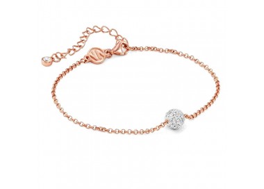 BRACCIALE DONNA NOMINATIONIN ARGENTO 925 ROSATO CON SFERA E ZIRCONI 149003/011